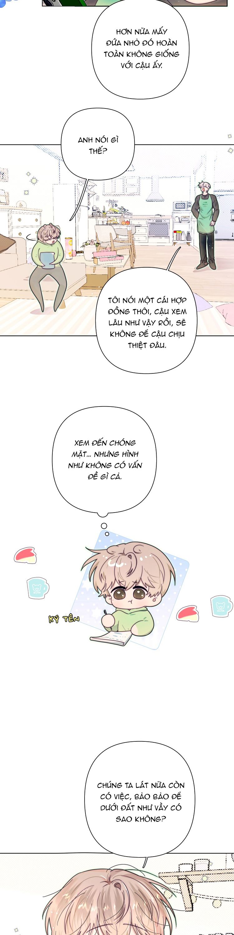 Sống Chung Cùng Kẻ Địch Trời Sinh Chapter 7 Ngoại truyện 1 - Trang 4