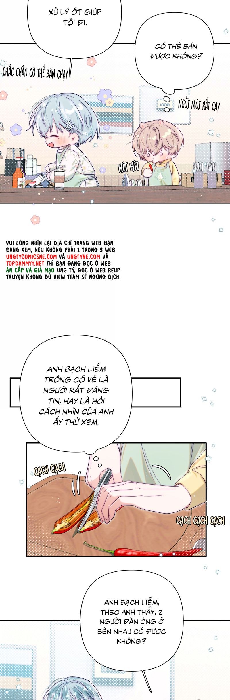 Sống Chung Cùng Kẻ Địch Trời Sinh Chapter 18 Ngực Bự Mlem~~~ - Trang 4