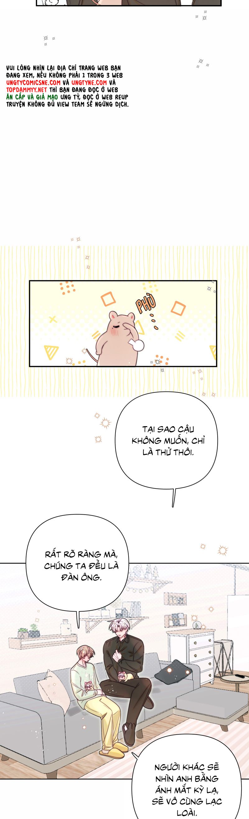 Sống Chung Cùng Kẻ Địch Trời Sinh Chapter 18 Ngực Bự Mlem~~~ - Trang 4