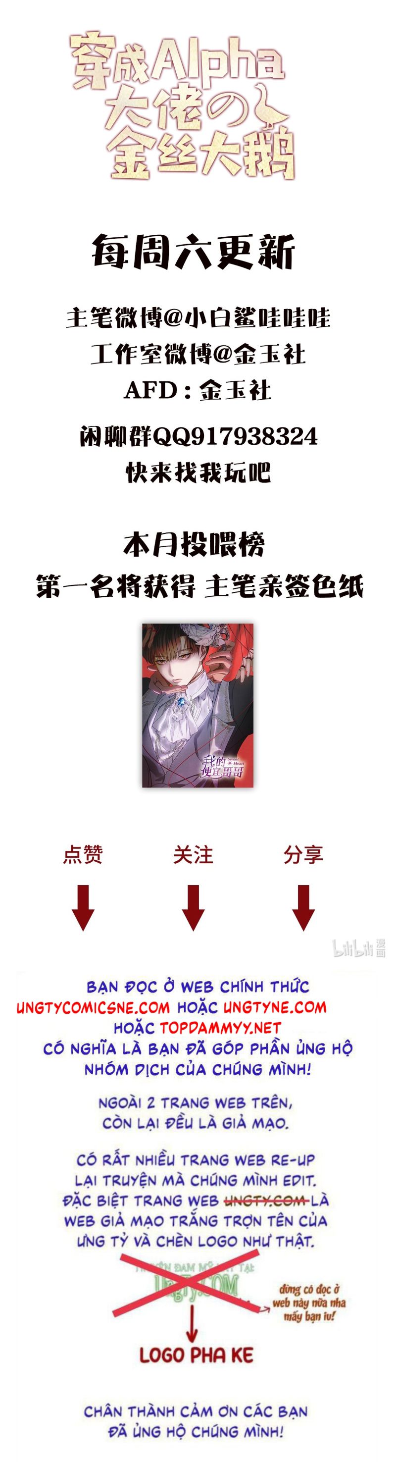 Xuyên Thành Con Ngỗng Vàng Của Đại Lão Alpha Chap 5 - Trang 2