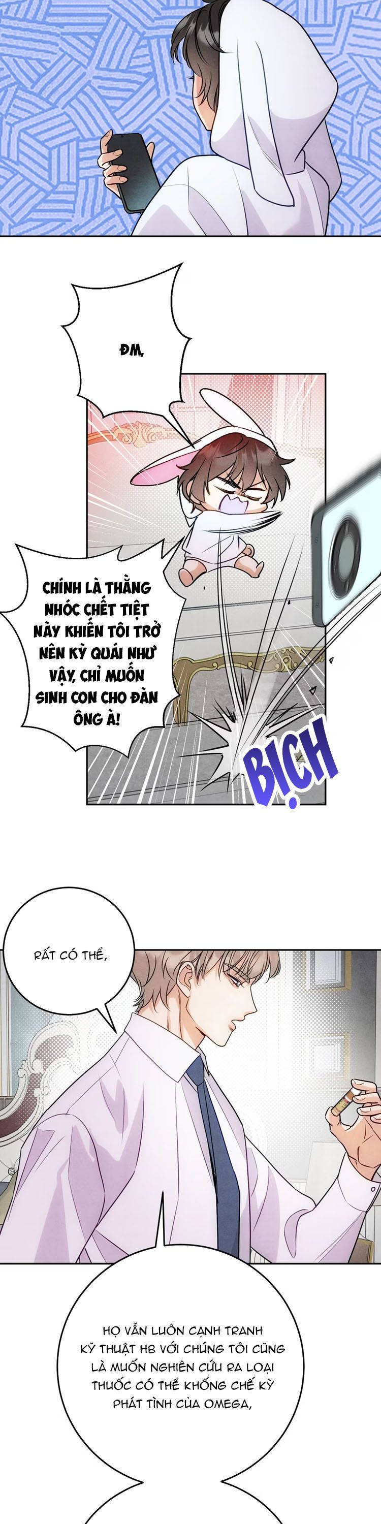 Xuyên Thành Con Ngỗng Vàng Của Đại Lão Alpha Chap 6 - Trang 2