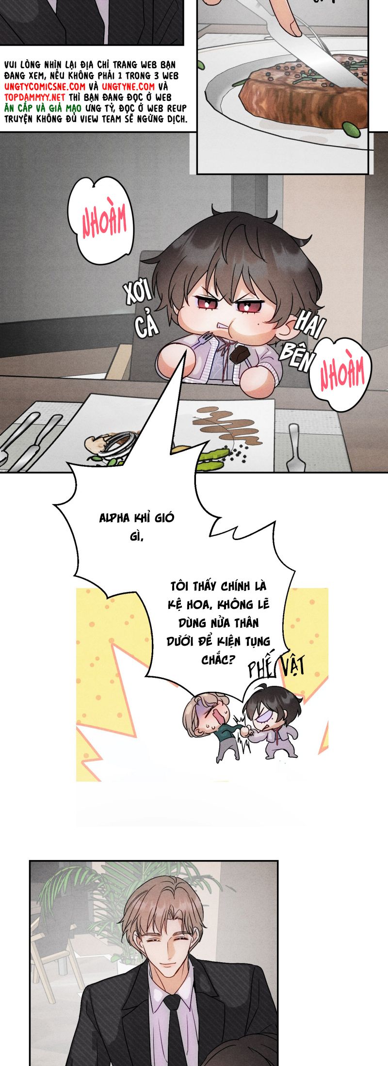Xuyên Thành Con Ngỗng Vàng Của Đại Lão Alpha Chap 14 - Next 